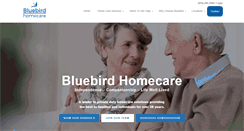 Desktop Screenshot of bluebirdhomecare.com